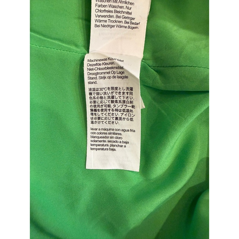 Preppy J. Crew Hayden Green Linen Blend Pant 10T Kickout Crop Coastal Resort - Picture 10 of 10